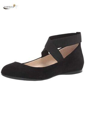 Ballet Flats Faux Suede Memory Foam Slip-On Dressy Work Shoes